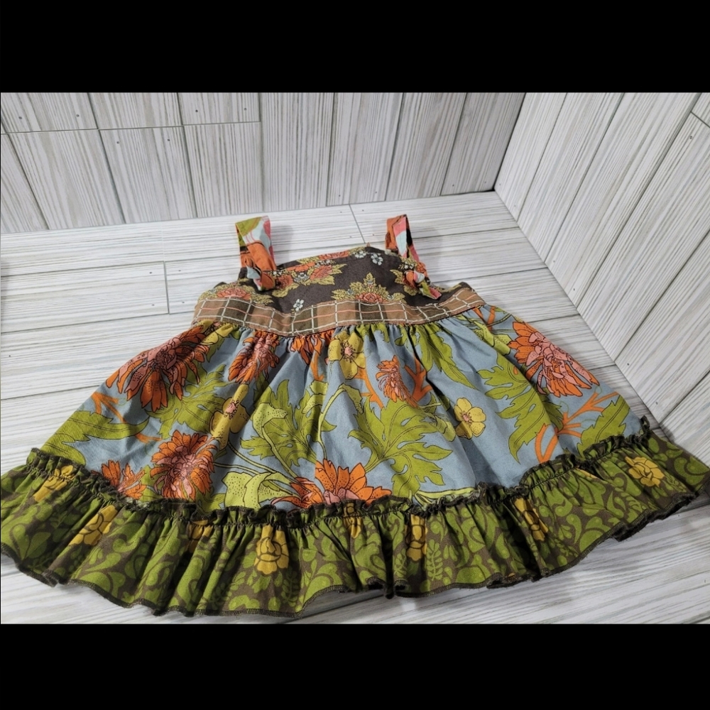 Matilda Jane Katherine Knot Apron Dress VHTF Field Trip (Size 18M) - Picture 1 of 6